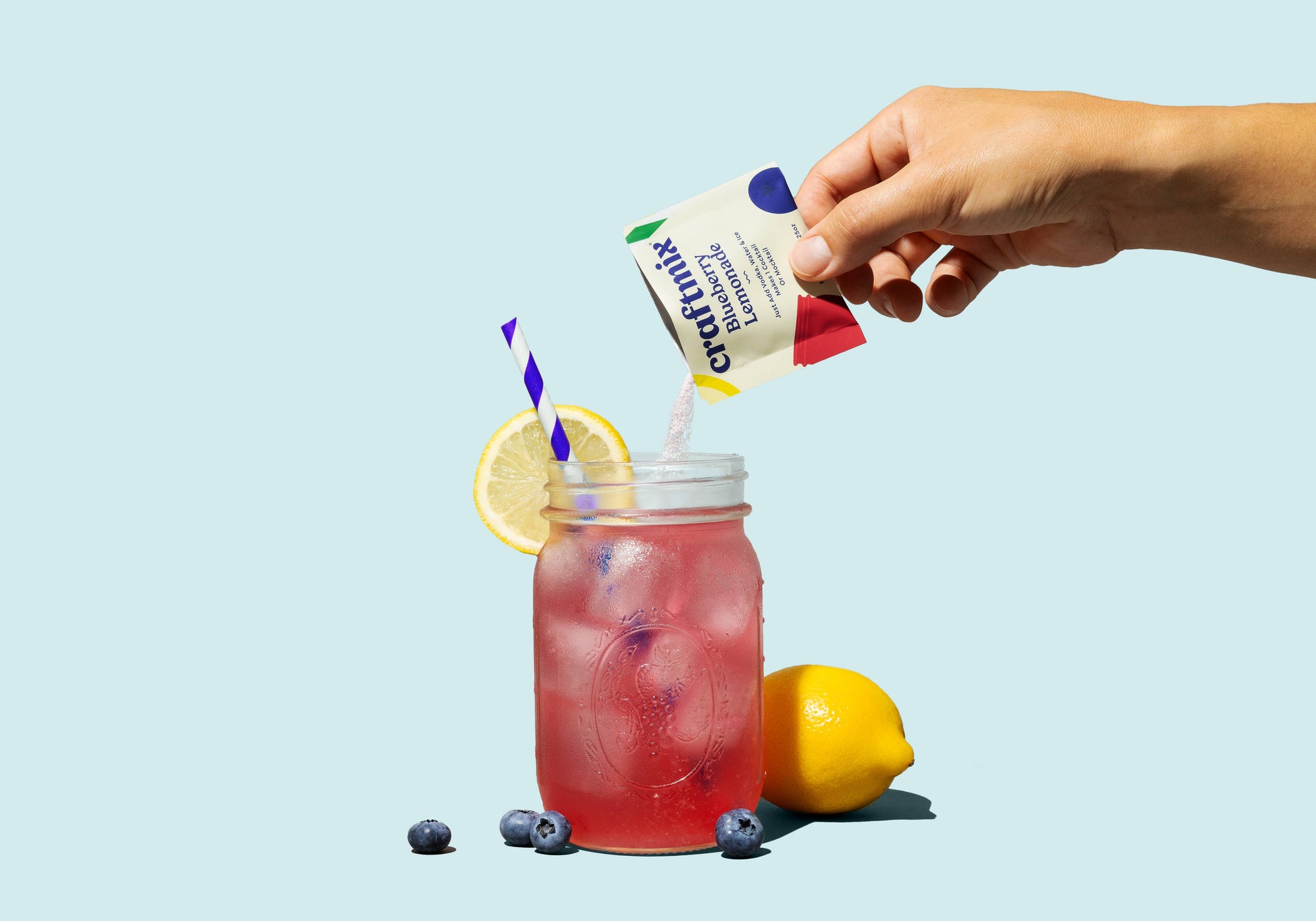 Blueberry Lemonade & Cocktail Mixer - Single Packets