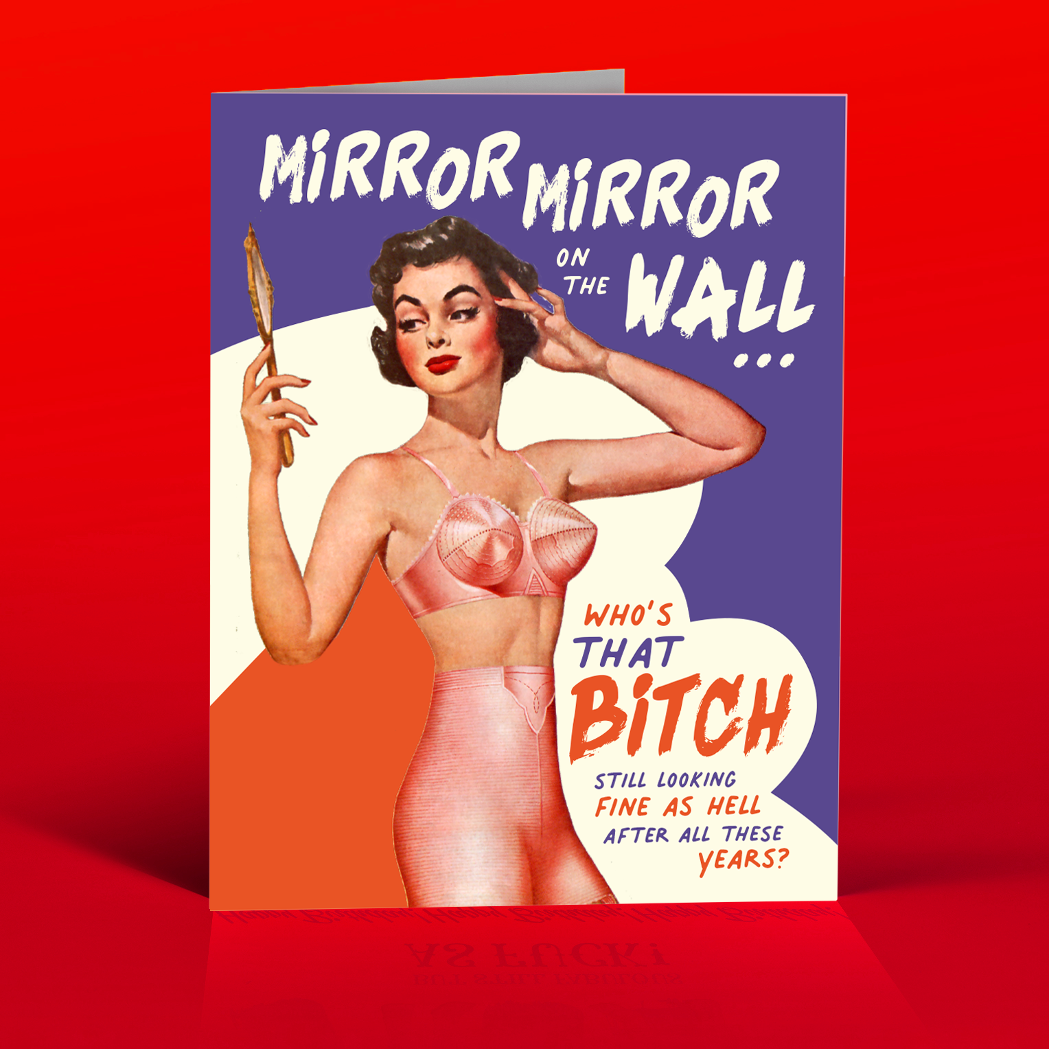 MIRROR MIRROR Birthday Greeting Card