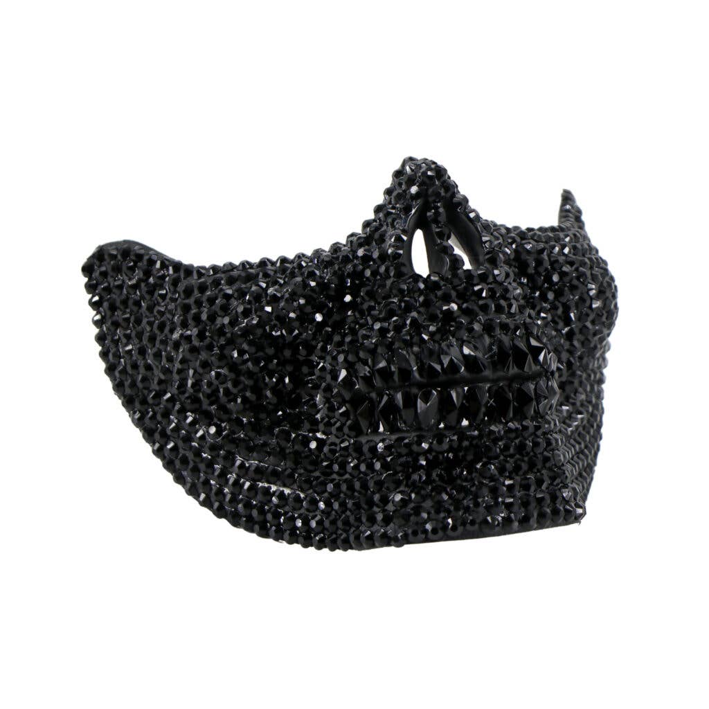 Rhinestone Skull Mask